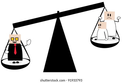 a black leader to give a major influence on the two members in the weight calculation
