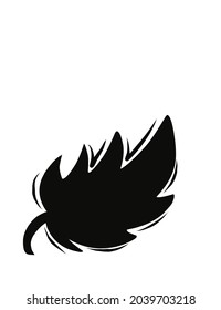 black leaf image for logo