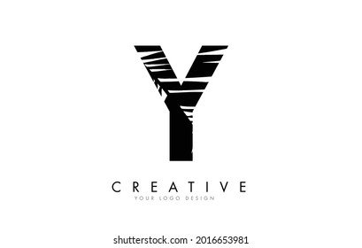 Black Leaf X letter logo design with palm tree leaf detail vector illustration. Creative and elegant icon.