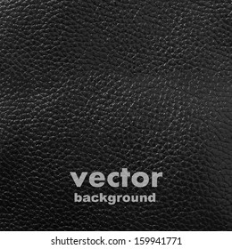 black leather texture, vector background