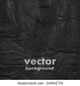 black leather texture, vector background
