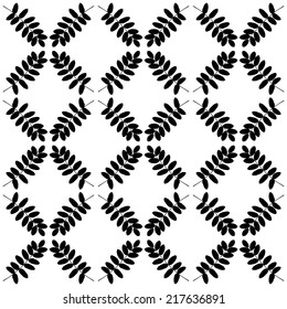 Black leaves background