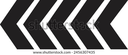 Black left directional arrow on white background. Vector illustration. Editable stroke