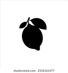 Black Lemon silhouette vector design
