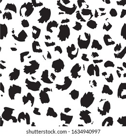 black leopard pattern texture vector