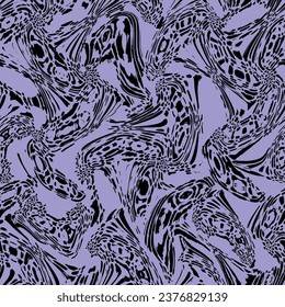 Black leopard Seamless Texture Background.
