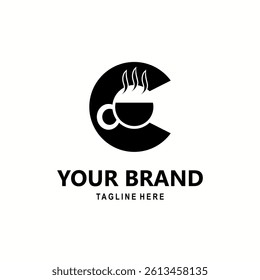 black letter C and coffee cup logo