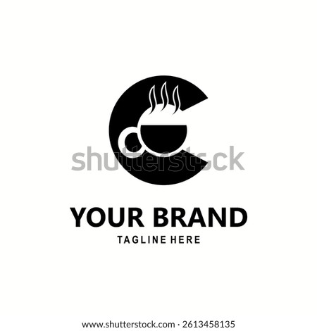 black letter C and coffee cup logo