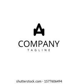 A Black Letter Logo Design