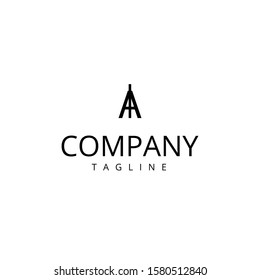 A Black Letter Logo Design