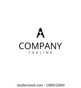 A Black Letter Logo Design