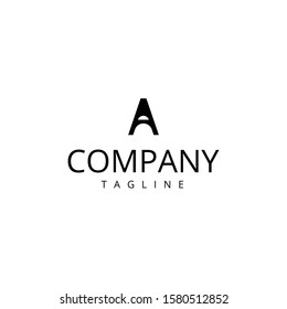 A Black Letter Logo Design