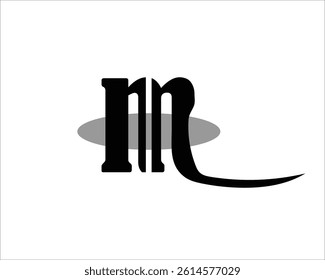 Black letter M logo on white background