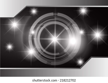 black Light Abstract Technology background for computer graphic website and internet, circuit board. 