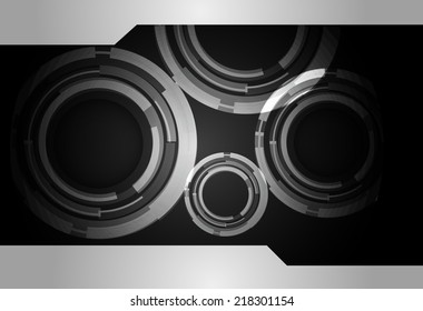 black Light Abstract Technology background for computer graphic website and internet, circuit board. 