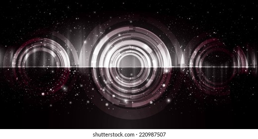 Black Light Abstract Technology background for computer graphic website and internet.
