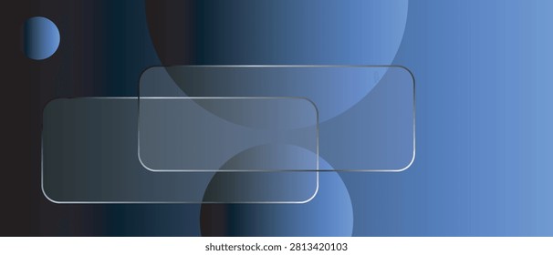 Black and light blue background with sqare shape