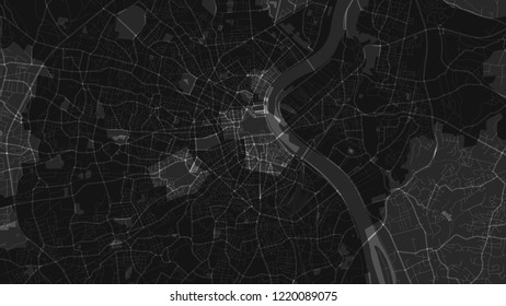 black light map city bordeaux