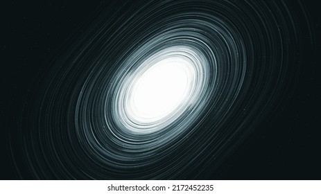 Black Light Spiral Black hole on Galaxy background with Milky Way spiral,Universe and starry concept design,vector