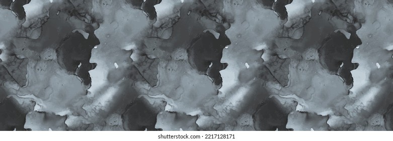 Textura de luz negra. Esplash Líquido Fluido. Pintura De Resumen Líquido. Fondo de Mármol Negro. Fondo De Color Del Agua De Lujo. Rock Gris Paint. Color de agua gradiente gris. Pliego de pizarra de mármol con tinta de alcohol.