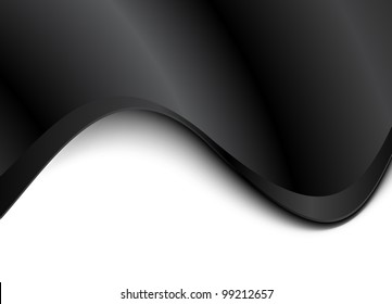 Black Light Wave Vector Background. Clip-art