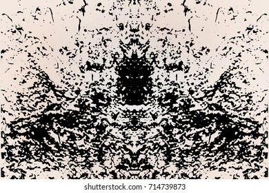 Black and light, black and white texture. Grange style, dark dirty dust. Scratched, spray, vintage effect with noise and grain. EPS10 vector.