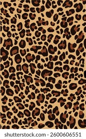 Black and light yellow leopard pattern as background