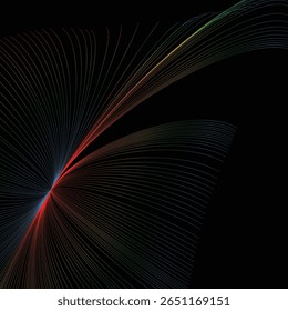 Black Lighting Effects Background – Futuristic Glowing Light Design with Dark Aesthetic, Perfect for Digital Art, Posters, and Modern Visual Projects
