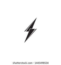 Black Lighting  Icons Vector template illustration