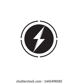 Black Lighting  Icons Vector template illustration