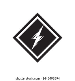 Black Lighting  Icons Vector template illustration