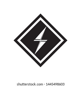 Black Lighting  Icons Vector template illustration