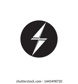 Black Lighting  Icons Vector template illustration