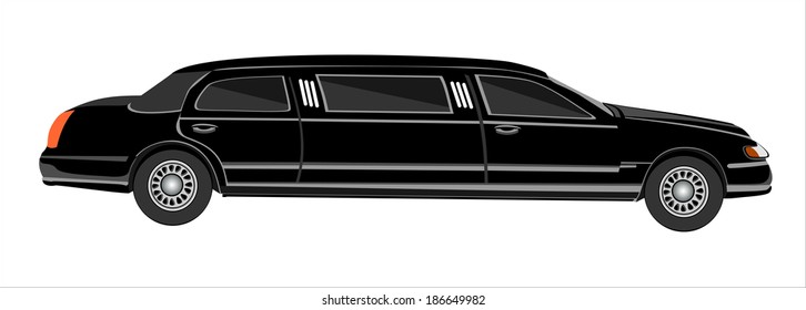 black  limousine