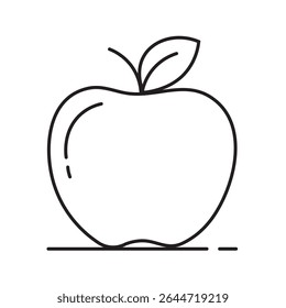Icono simple la fruta