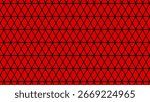 Black line background decorative red color triangle pattern geometric linear design perfect for digital backgrounds, textiles, or modern abstract decor.