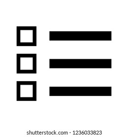 Black line box icon