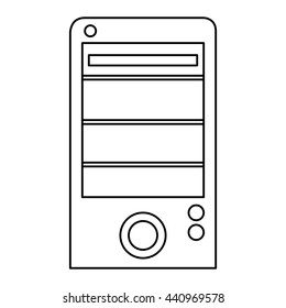 black line cellphone