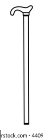 black line classic cane