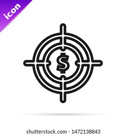 Black line Clock 24 hours icon isolated on white background. All day cyclic icon. 24 hours service symbol.  Vector Illustration