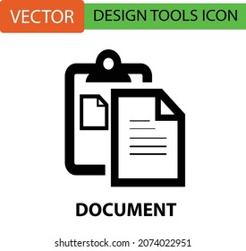 Black line design tools icon