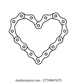 A black line drawing