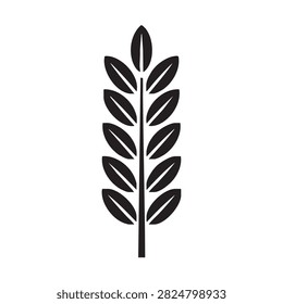 A black line drawing depicts a fork with four tines on a
