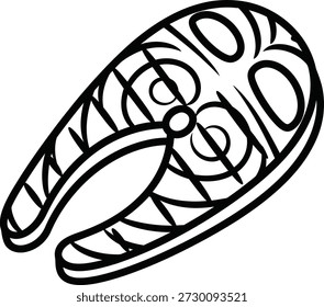 A black line drawing of a ring featuring Celtic knotwork patterns and designs