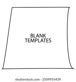 Black line frame background. picture, templates