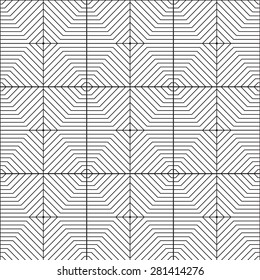 black line graphic pattern abstract vector background. Modern stylish texture.