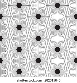black  line graphic pattern abstract vector background. Modern stylish texture.