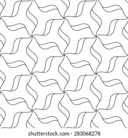 black  line graphic pattern abstract vector background. Modern stylish texture.