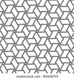 Black line graphic pattern abstract vector background. Modern stylish texture.