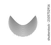black line half circle halftone vector illustration 